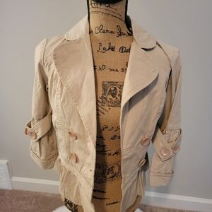 NWOT Aziz Khaki jacket